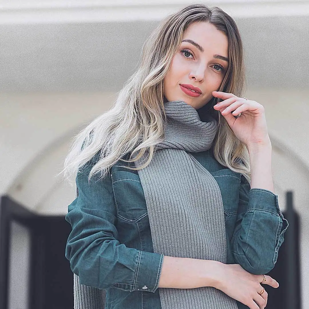 Xiaomi Fashion Warm Cashmere Knitting Scarf Stylish Warm Comfortable Anti Pilling Core Yarn Material Elastic Crisp Xiomi Scarf