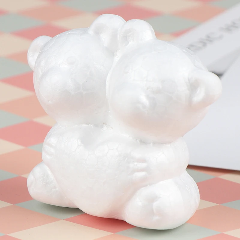 1pcs Modelling Polystyrene Foam Bear White Craft Balls For DIY Christmas Party Decoration Supplies Gifts | Дом и сад