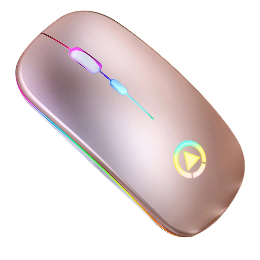 

A2 7 Colors Backlit Mosue Silent Mute Rechargeable Wireless Mouse Computer Accessories for Home Office Games