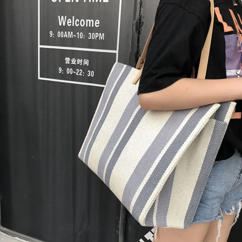 

Coolcept Minority Women Tote Bag Canvas Shoulder Bag For Beautiful Women Mix Color Shopping Handbag Female Travel Bag