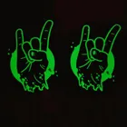 Музыкальные патчи, светящиеся аксессуары для одежды, Термотрансферная наклейка сделай сам для одежды, флуоресцентная наклейка