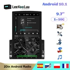 Автомагнитола LeeKooLuu 2 Din, мультимедийный плеер на платформе Android, вертикальный экран 9,7 дюйма, GPS, Wi-Fi, Bluetooth, FM, автомагнитола