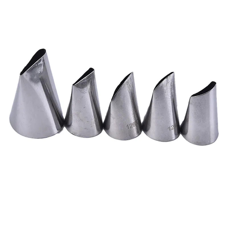 3/5 шт Нержавеющая сталь ремесло с цветочным принтом розы глазури трубопроводов