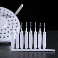10pcssheet multifunctional small hole cleaning brush anti clogging brush for shower faucet hole kitchen bathroom cleaning tools
