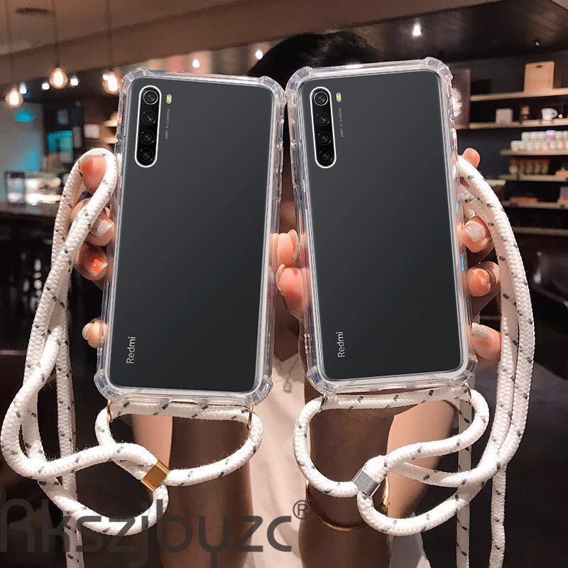 Противоударный чехол для телефона Huawei Honor 8C 8X 9 9X 10 20 Lite 10i 20i с ремешком на