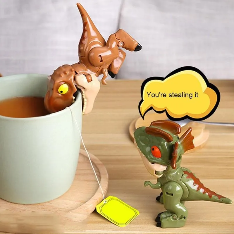 Деформированная игрушка динозавр тираннозавр карнозавр Двойная корона дракон