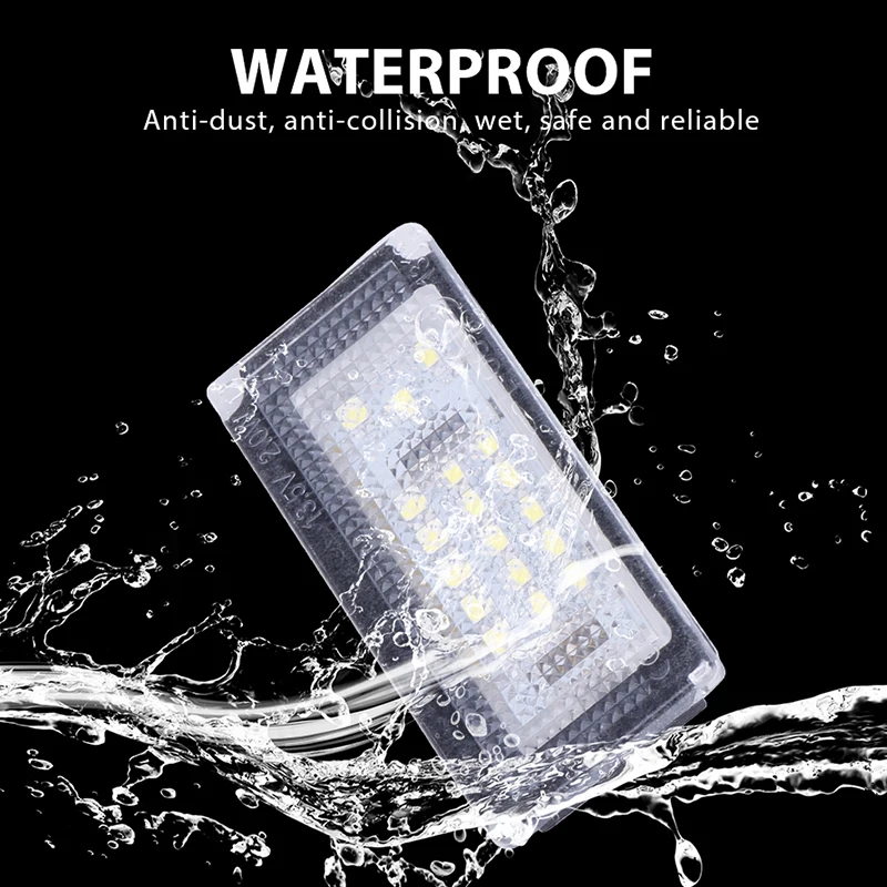 2 шт. светодиодный светильник номерного знака для BMW Mini Convertible R52 18 SMD 12 В лампа Cooper