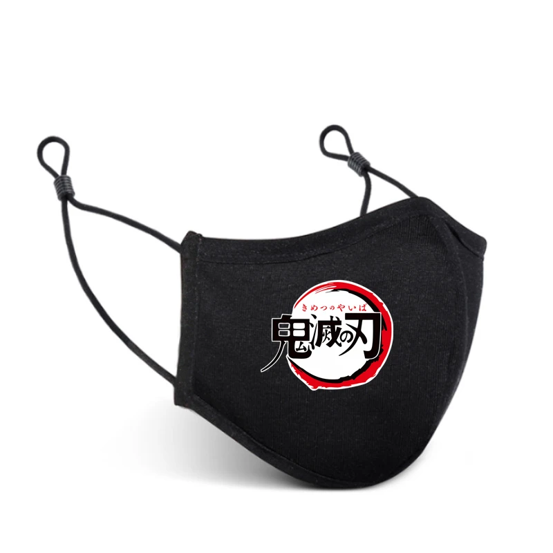 

Маска для лица от демонов Новинка модная аниме маска для лица Серебряная ионная Антибактериальная Защитная хлопковая маска для лица моющая...