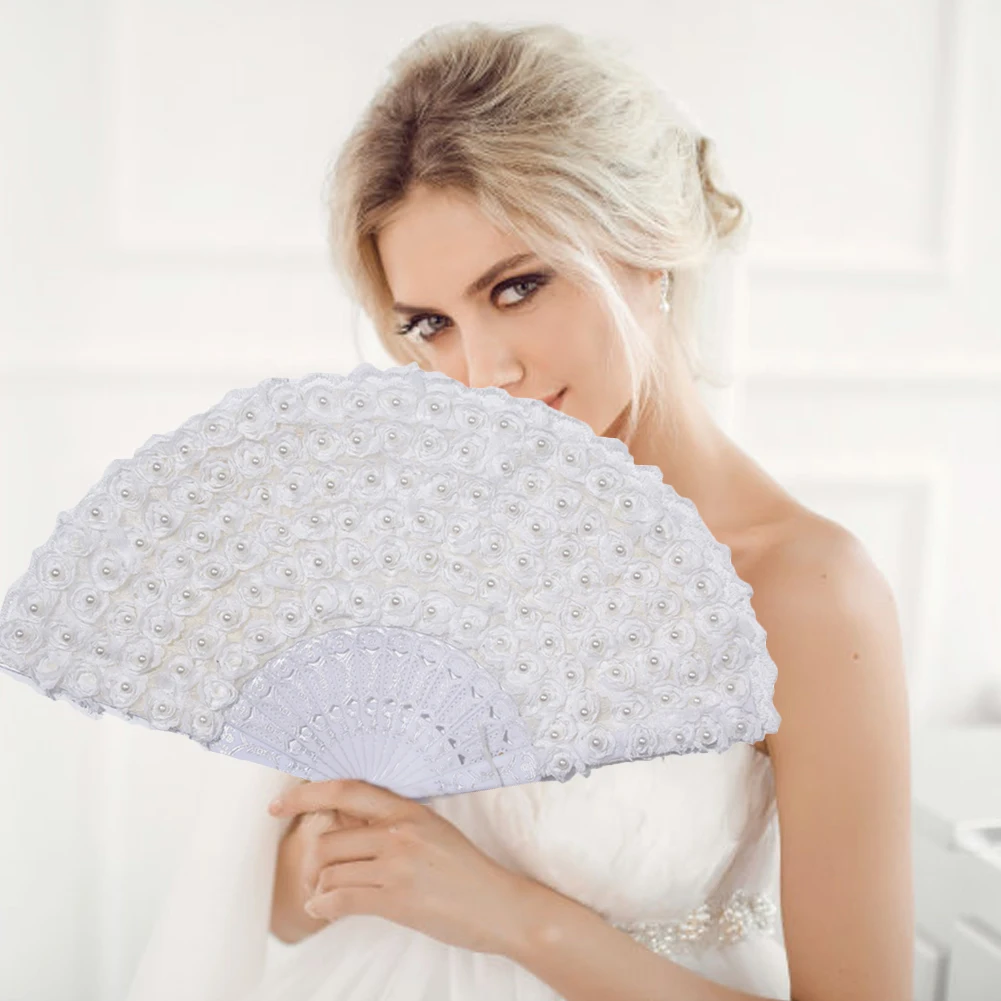 Оптовая продажа свадебный веер с перьями для невесты ручные нескладные веера