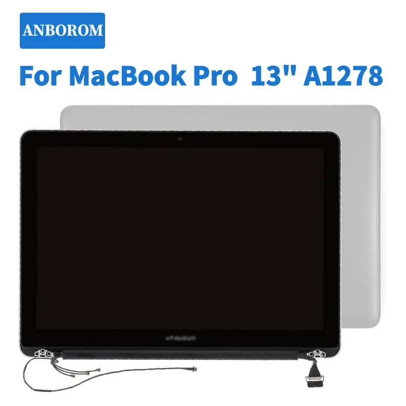 

Оригинальный Полный ЖК-дисплей 13,3 дюйма для ноутбука MacBook Pro A1278 в сборе, серебристый, 2009-2012 лет