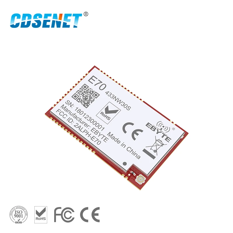 

Звезда сети CC1310 1 Вт 433 МГц SMD Беспроводной трансивер E70-433NW30S IoT 433 МГц с IPEX антенный передатчик и приемник