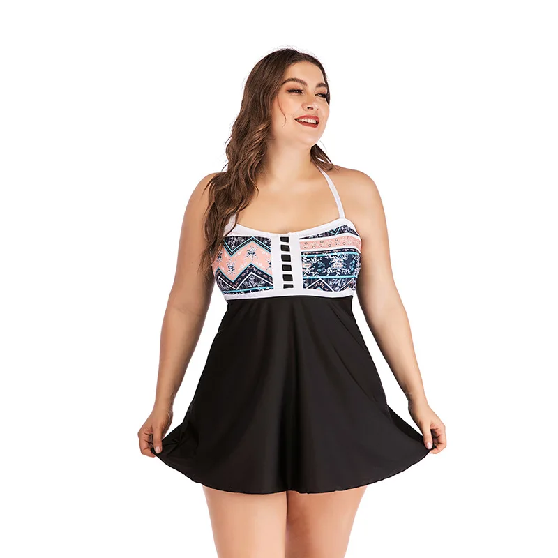 2020 плюс размер 5XL бикини Ретро стиль танкини одежда для плавания женский