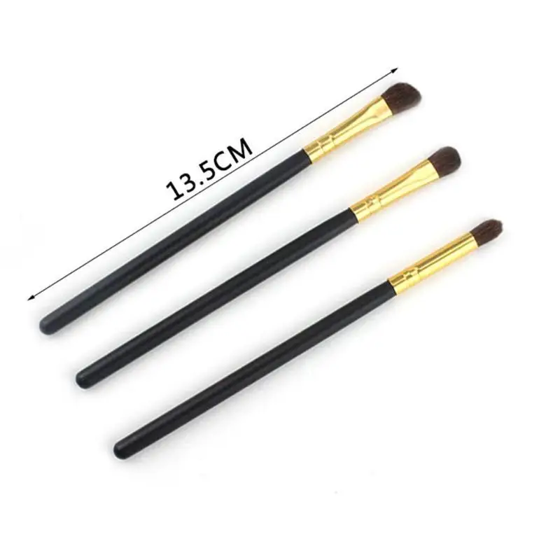 3pcs Professional Portable Eye Shadow Brush Superior Quality Durable Makeup Set Skillful Manufacture Beauty Tools | Красота и