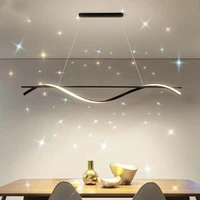 black led chandeliers lustres modern dining living room hotel restaurant decoration lamp chandelier lighting