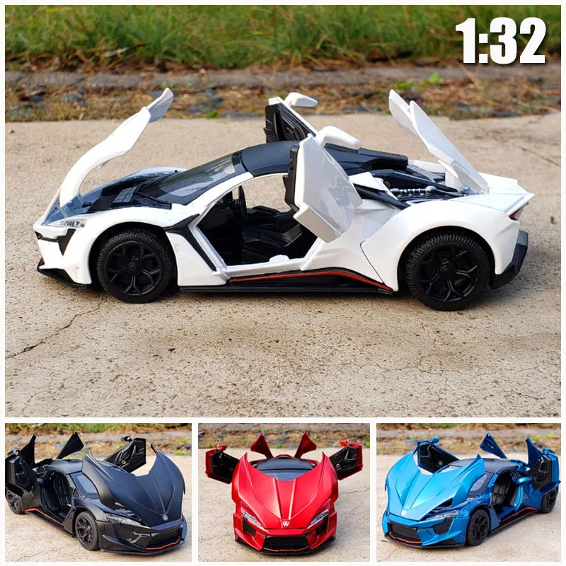 

SVIP 1:24 Lykan Hypersport die cast alloy cars model supercar Boy gift collectibles Child car toy free shipping