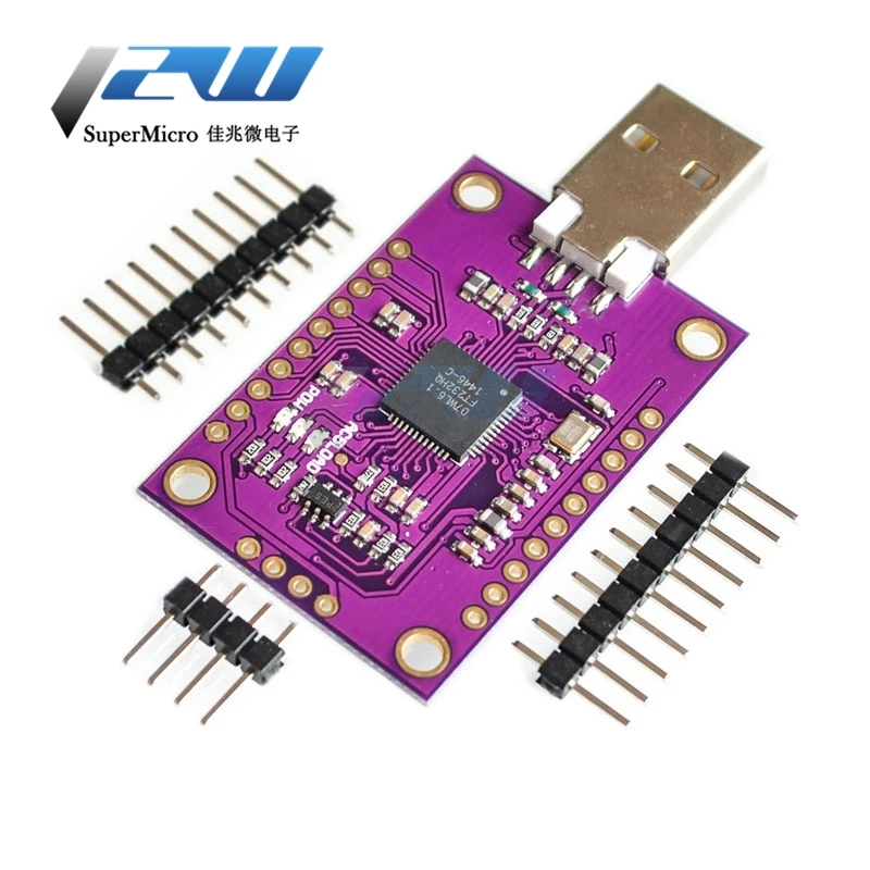 CJMCU FT232H USB к JTAG UART FIFO SPI I2C высокоскоростной Многофункциональный модуль