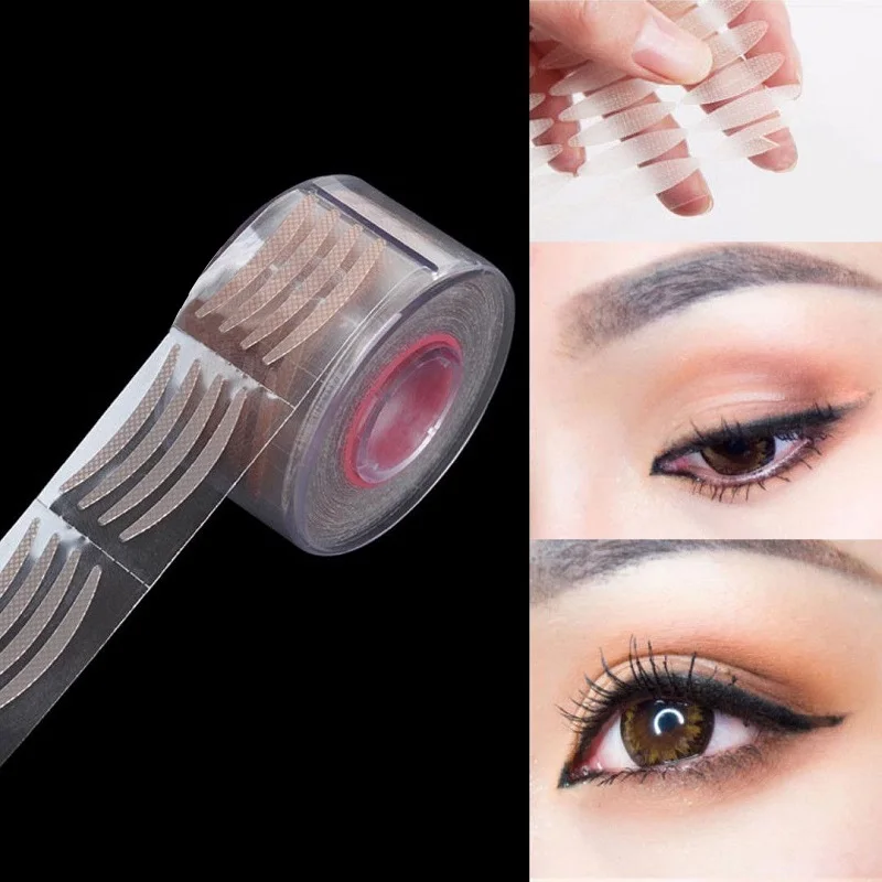 600 пар пасты для век в форме оливкового века невидимая прозрачная самоклеящаяся