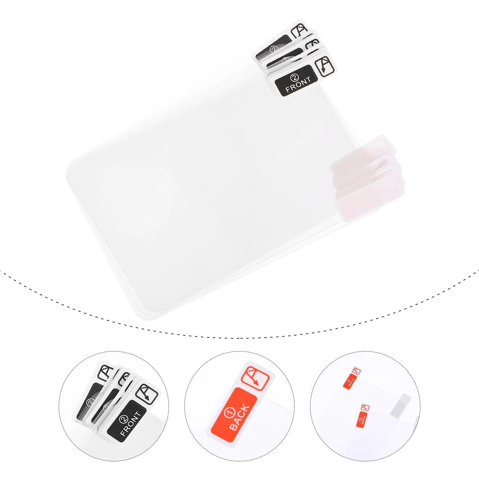 

10 Pcs Premium Tempered Glass Screen Protector Film Accessories