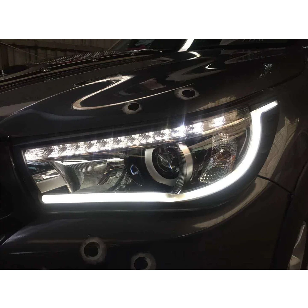 CSGJMY 1 пара светодиодный DRL Дневной светильник головной лампа Накладка подходит