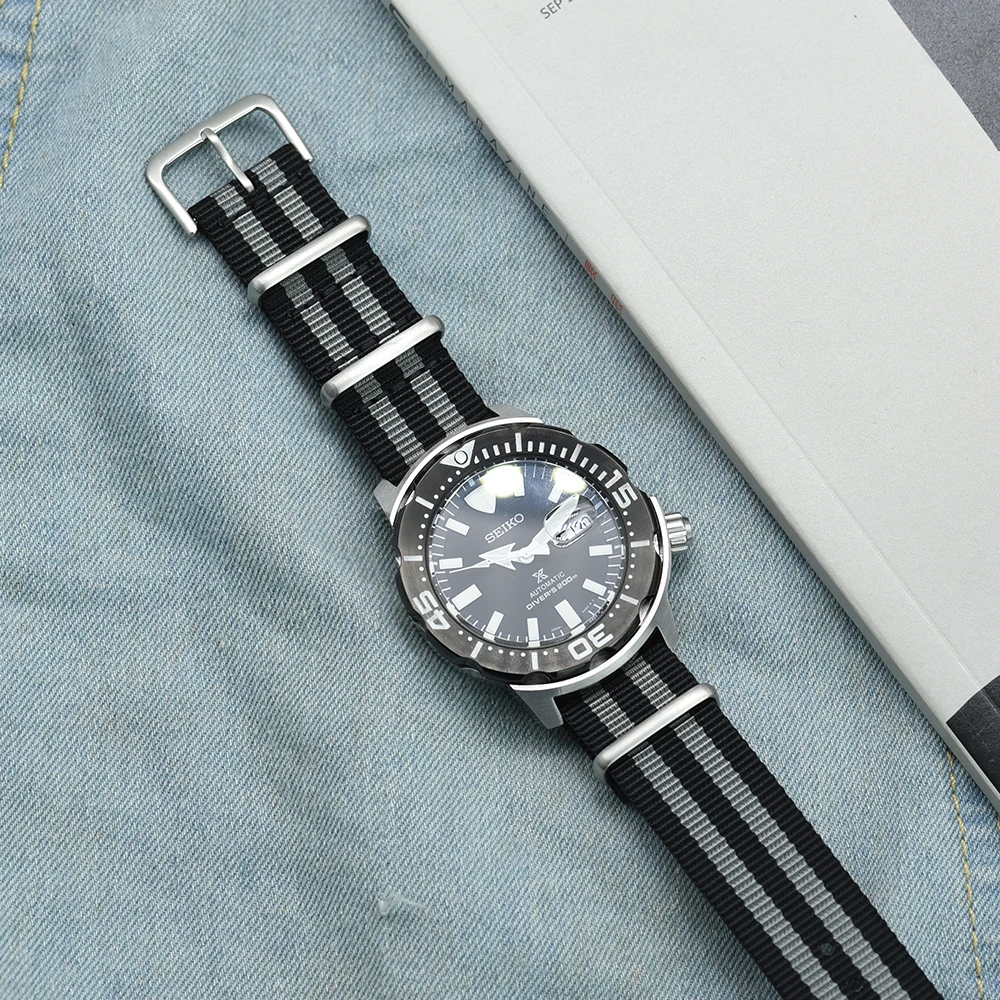 

High Quality 1pcs Nato Strap 20mm 22mm Nylon Watch Band Waterproof Watch Strap For Amazfit Huami Watch Nylon Watch Replacemen
