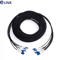 200m 6c lszh fiber optic patchcords 6 cores armored lc sc fc st 5 0mm armored patch lead cable outdoor sm ftta jumper 6 fibers