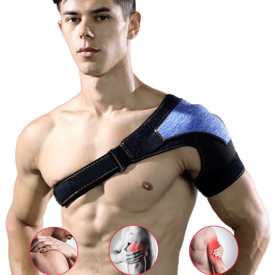 

Elastic Compression To Protect The Shoulder Protector To Relieve Shoulder Joint Pain Adjustable Shoulder Strap Support