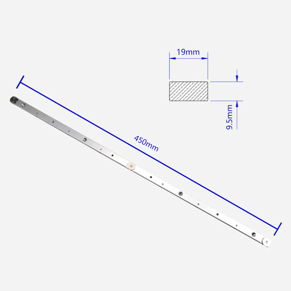 

Miter Bar Rail Miter Guage Bar Slider Table Saw Gauge Rod Wood Working Tool