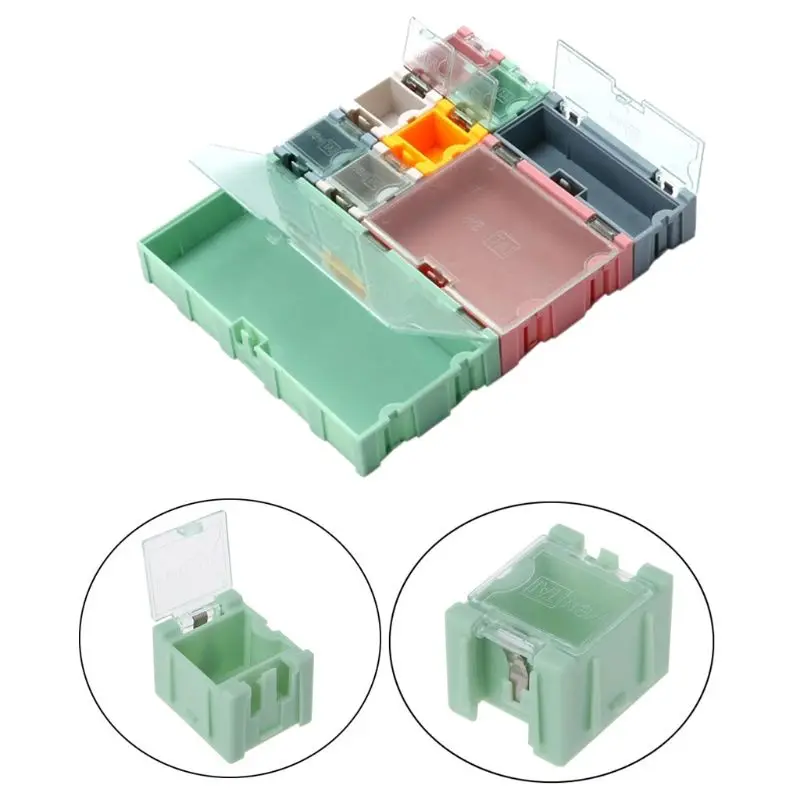 9 шт./компл. SMD контейнер SMT электронный компонент ИС мини коробка для хранения