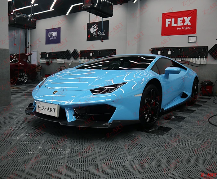 Z-ART углерода передняя губа для Lamborghini Huracan LP580 углеродное волокно спереди