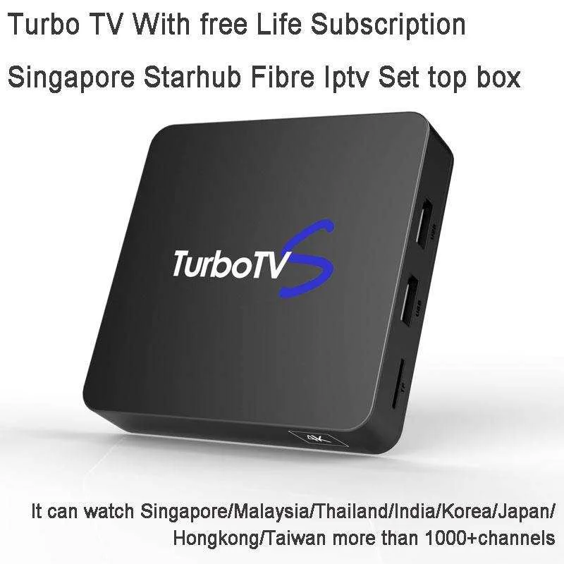 Сингапур, Starhub волокна TurboTV smart box контейнер под элемент питания 2/16g v8.0 HK TW Сингапур малайский Корея индийская, Таиланд, Япония Спорт live Chnl