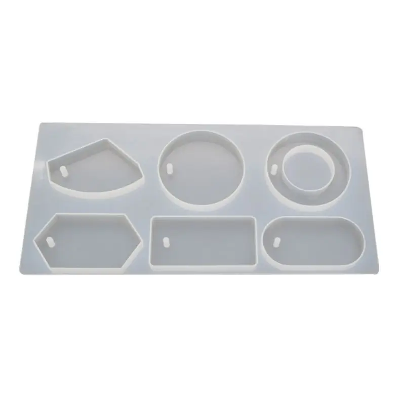 

DIY Craft Transparent Silicone Mold Necklace Pendant Resin Mould