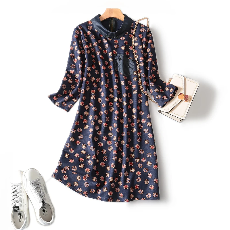 2019 осень и зима новый стоячий воротник изысканный достаточно удобный стрейч