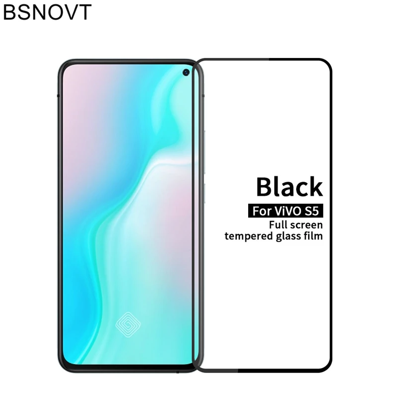 2 uds Protector de pantalla para Vivo S5 vidrio V1932A V1932T cobertura completa 6,44 pulgadas vidrio templado para Vivo S5 pel&iacute;cula para Vivo S5 vidrio-0