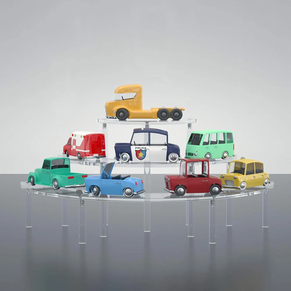 3 шт./компл. толщиной мм акриловые Дисплей Стенд ювелирных изделий витрина