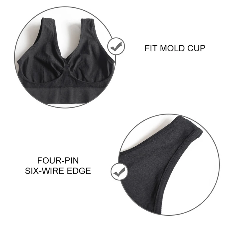 

Women Sport Bra Yoga Seamless Running Gym Air Permeable Cooling Shape wear Fiber Breathable Push-Up Bras Used For Sleep Running