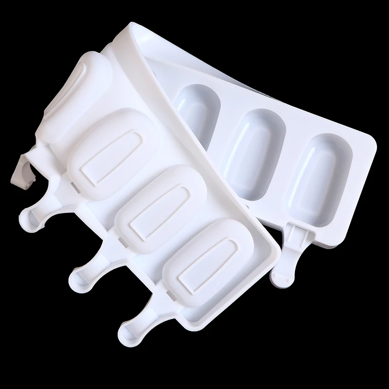 

Силиконовая форма для льда «формы для крема 4/8 сотовый поднос кубика льда Еда безопасный эскимо чайник DIY домашний морозильник форма мороже...