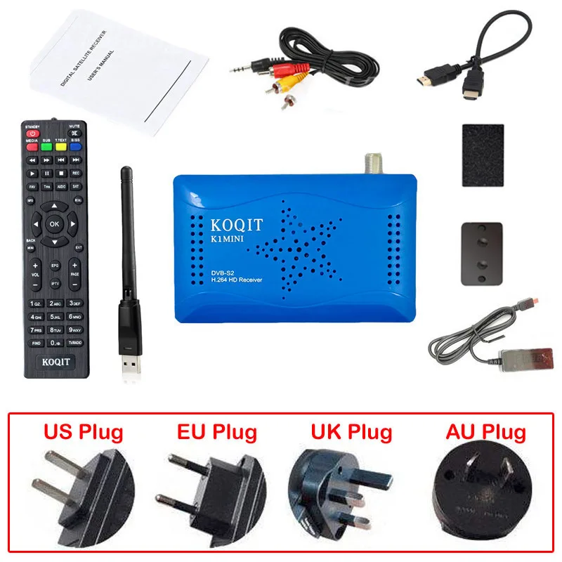 Come USB Wifi 1080 P DVB-S2 n/S Америка цифровой спутниковый ресивер ТВ тюнер Поддержка Wi-Fi HD AC3 YouTube Икс CS cccam newcam Мощность Vu Biss ключ - Цвет: Come USB Wifi