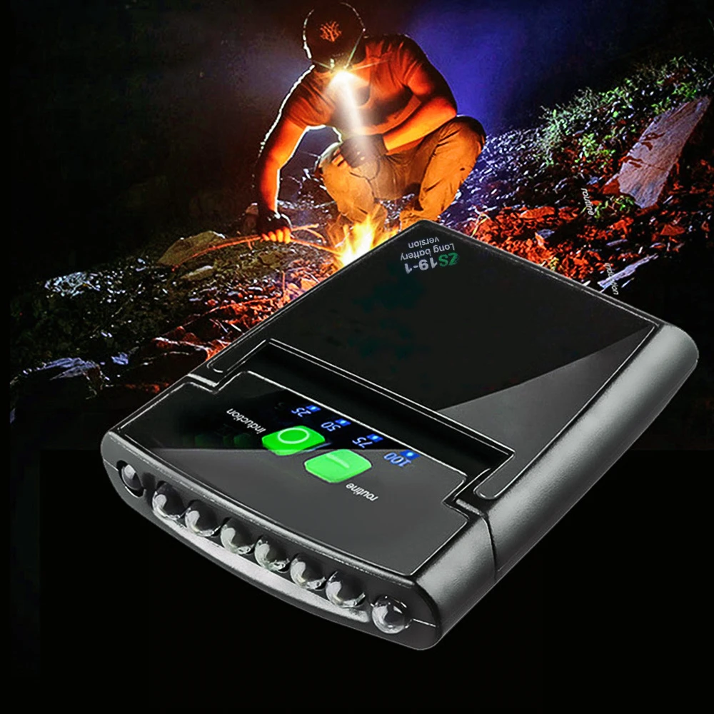 

Заряжаемый от солнца козырек с USB-разъемом, светодиодный светильник с 2 зажимами, интеллектуальный светильник с датчиком, для кемпинга, рыба...