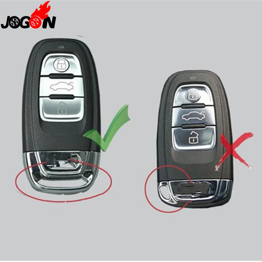 Чехол для ключа с дистанционным управлением из углеродного волокна Audi A4 S4 A5 S5 B8 8K