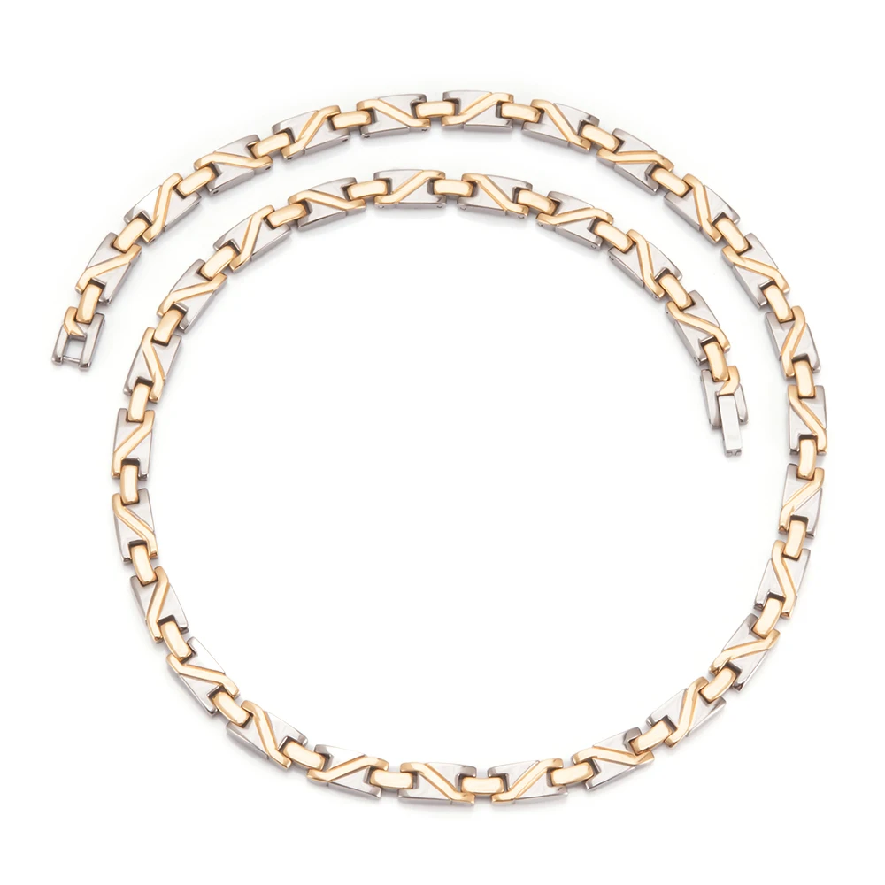 Wollet Jewelry био магнитное чистое титановое германиевое ожерелье для женщин и мужчин