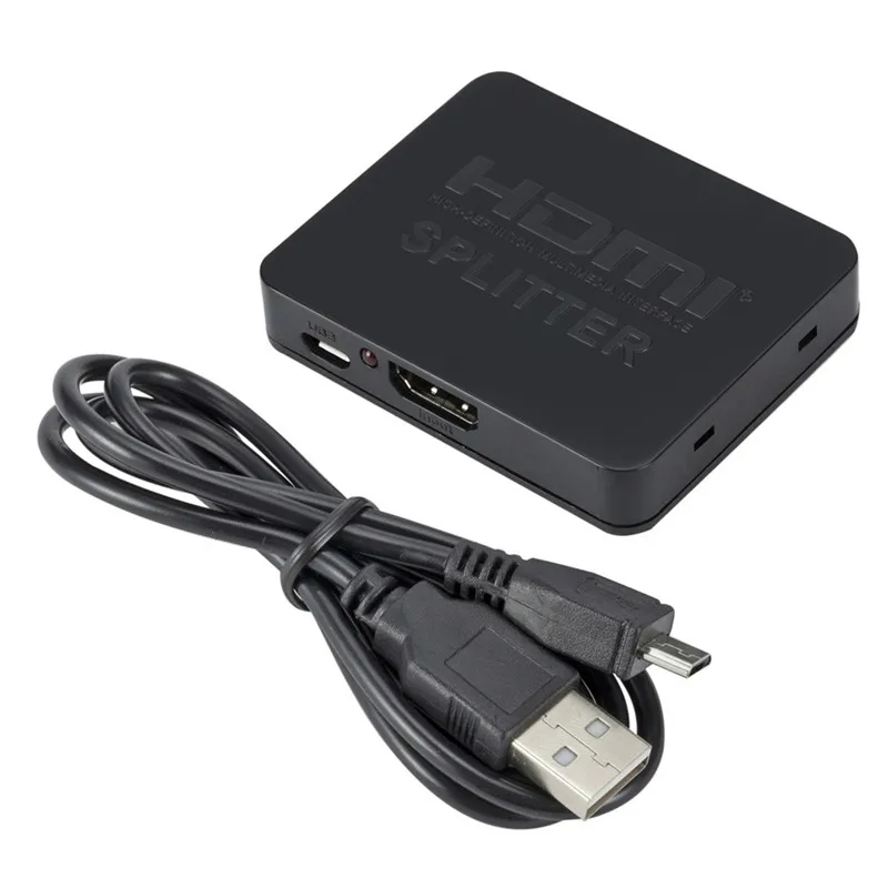 Full HD 1080p 4K HDMI сплиттер переключатель конвертер 1 вход 2 выхода двойной дисплей для