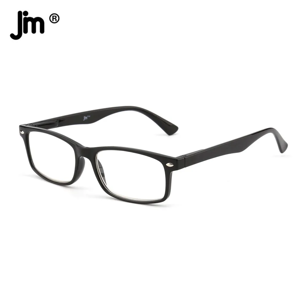 

JM Spring Hinge Square Reading Glasses for Women Men LH028