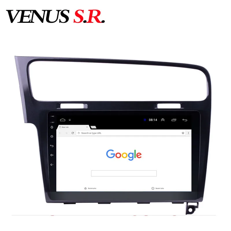 Автомобильный dvd плеер VenusSR на Android 8 1 2.5D для Volkswagen GOLF 7 2014 2017 мультимедийное