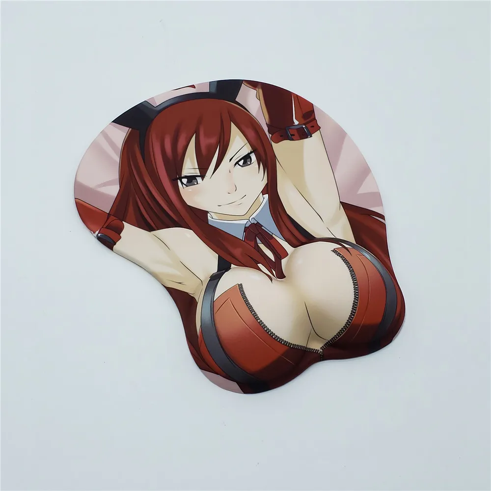 

Для сказочного хвоста Erza Scarlet 3D Oppai коврик для мыши упор на запястье