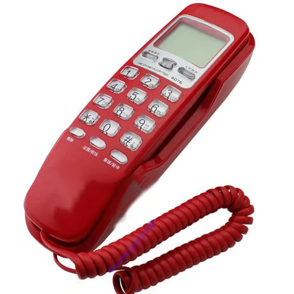 Настенный ретро телефон с фиксированным телефонным проводом античный для дома