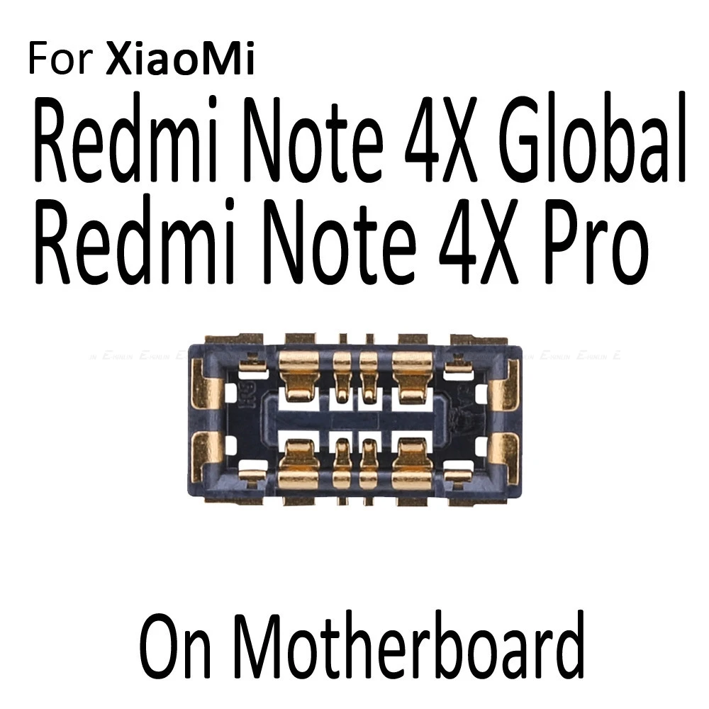 2 шт. Батарея Разъем Держатель контактов для Xiaomi mi 5X A1 A2 6X Red mi 5 6plus 6A Note 4 4X Pro 5 5A 7 Pro на материнской плате
