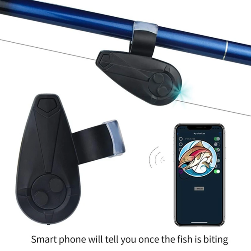 Умный сигнализатор укуса для рыбалки мобильное приложение Bluetooth сигнализация