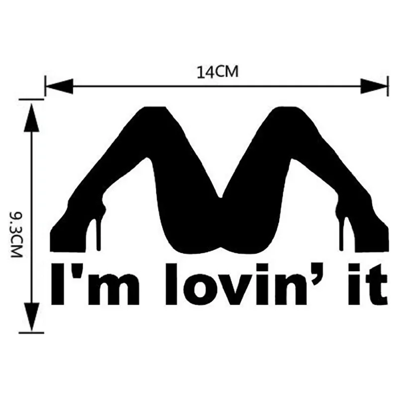 Высокая Автомобильная 3D наклейка для автомобилей ПВХ мне нравится забавная
