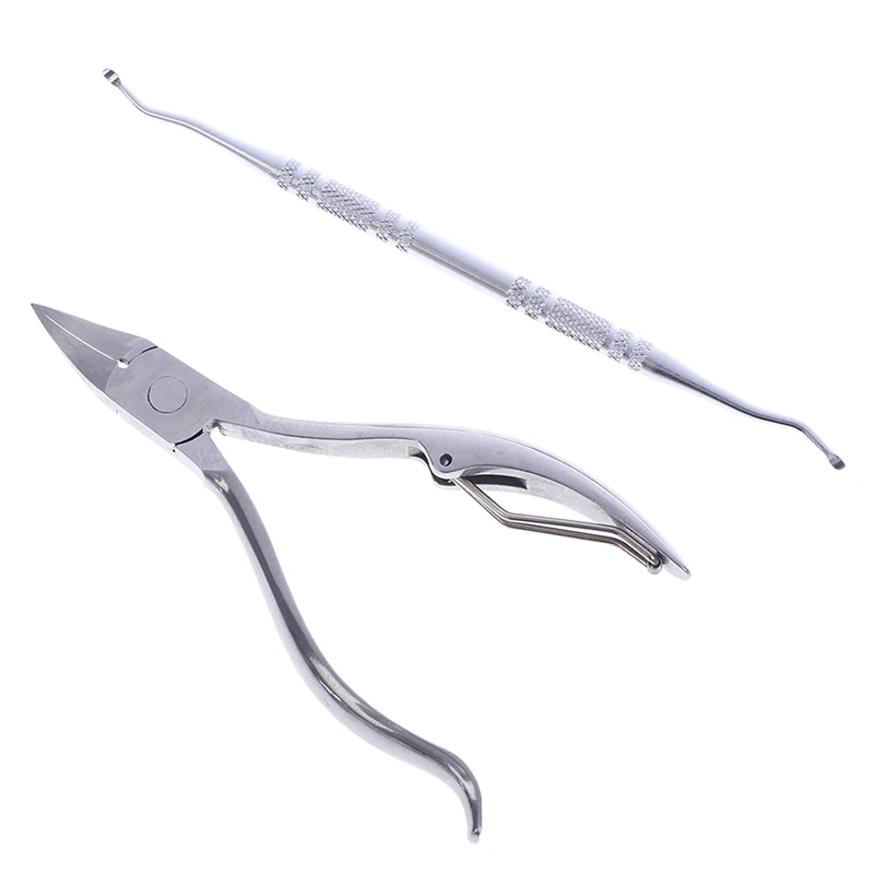 

2PCS/Set Ingrown Toenails Pedicure Nail Correction Clipper Cutters Nail Care Tool Foot Care Tool
