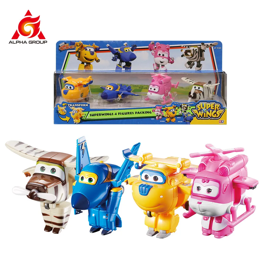 4 шт./комплект экшн фигурки Супер Крылья|Игровые и трансформеры| |